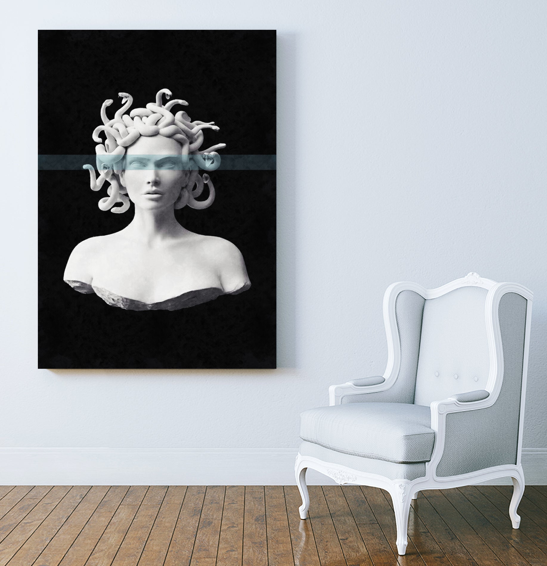 Medusa by Menelaos Trompoukis on GIANT ART - black digital painting