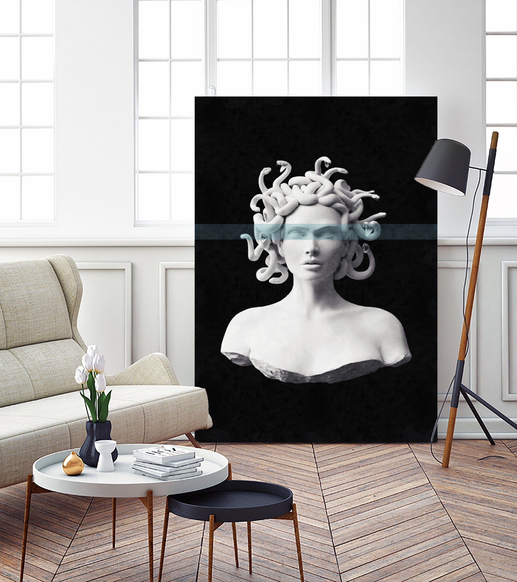 Medusa by Menelaos Trompoukis on GIANT ART - black digital painting