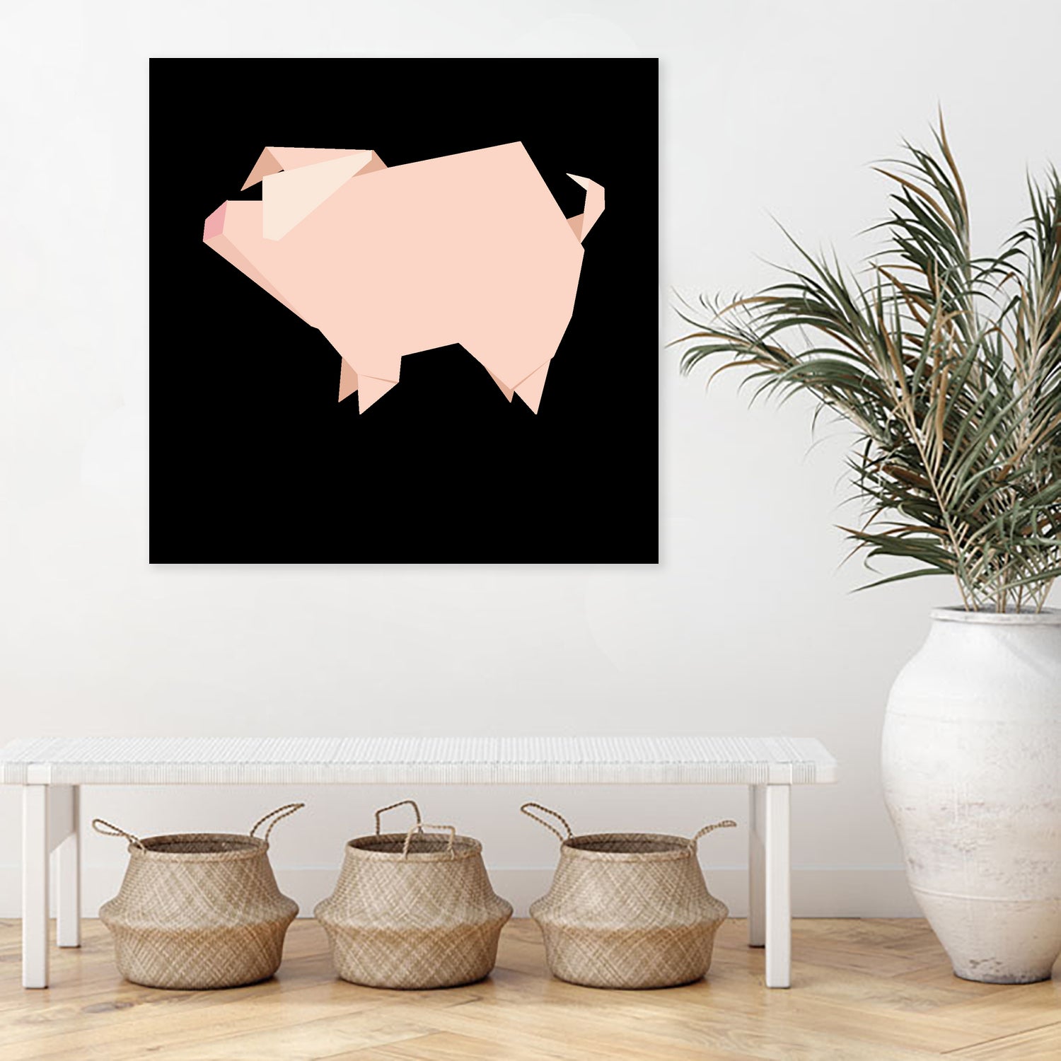 Paper Pigs (Patterns Please) by Lalaine Lim on GIANT ART - pink character design