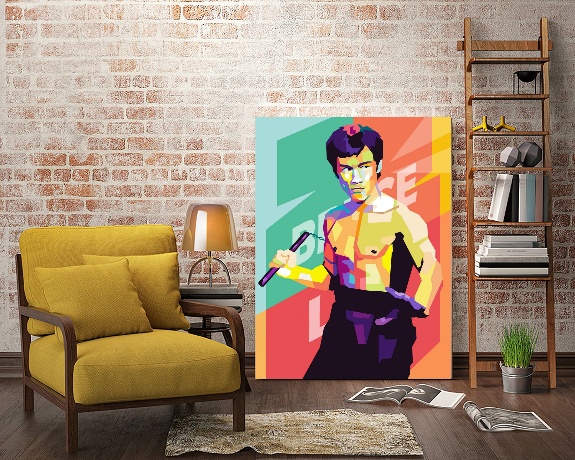 bruce lee by Martinus bagas Sutanto on GIANT ART - white vector illustration