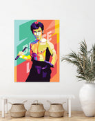 bruce lee by Martinus bagas Sutanto on GIANT ART - white vector illustration