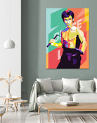 bruce lee by Martinus bagas Sutanto on GIANT ART - white vector illustration