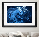 Abstract Marble Painting II by Amir Faysal on GIANT ART - blue digital painting