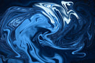Abstract Marble Painting II by Amir Faysal on GIANT ART - blue digital painting