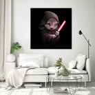 JEDICAT by JUMALI KATANI on GIANT ART - black digital painting