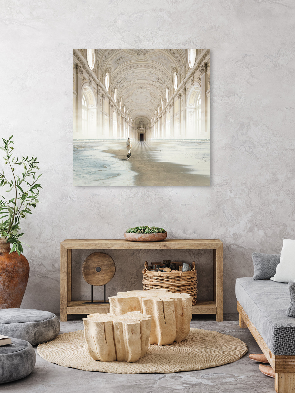 The Line by Evgenij Soloviev on GIANT ART - brown photo illustration