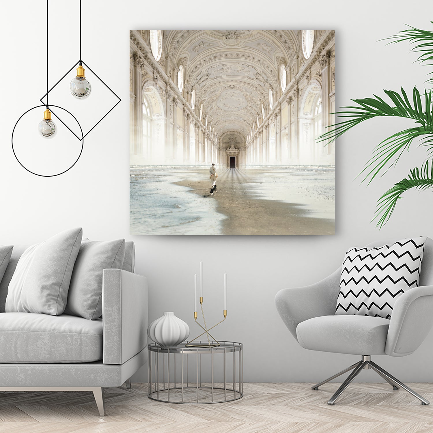 The Line by Evgenij Soloviev on GIANT ART - brown photo illustration