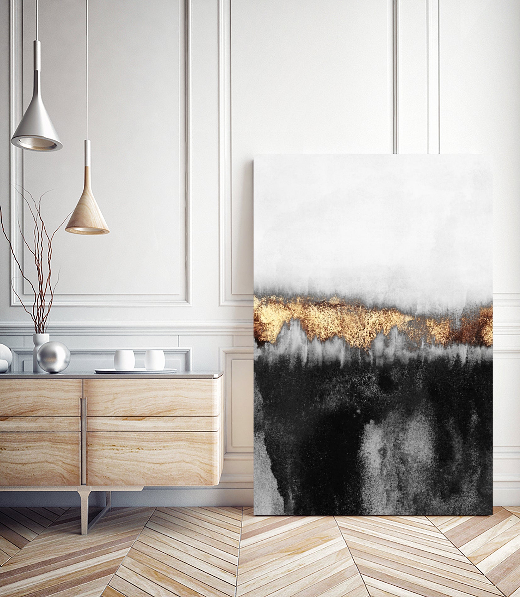 Gloomy by Elisabeth Fredriksson on GIANT ART - gray mixed media