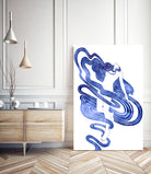 Dynamene by Stevyn Llewellyn on GIANT ART - blue mixed media