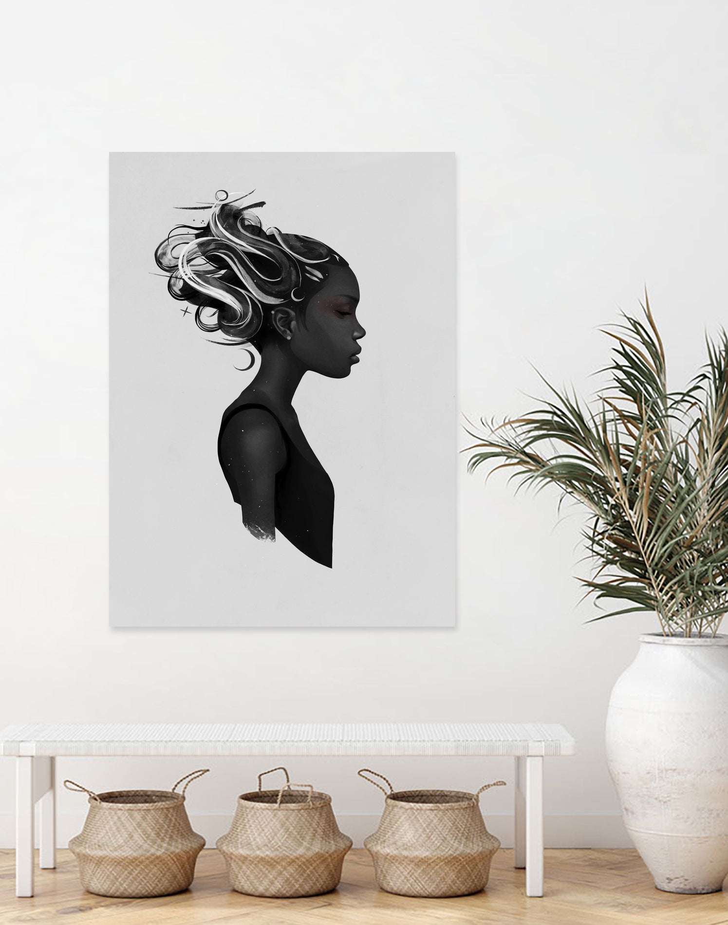 Hard To Say by Ruben Ireland on GIANT ART - black digital painting