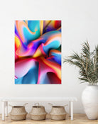 Paint Colorful Splash by Danny Jardim on GIANT ART - yellow digital painting