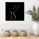 woman shadow female by Herman Wijanarko on GIANT ART - black vector illustration