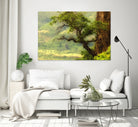 Nature mountain sunrise landscape tree by Retno Asih Mustakimah on GIANT ART - green photo manipulation