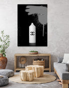 Chanel Spray Paint by Alexandre Venancio on GIANT ART - black digital painting