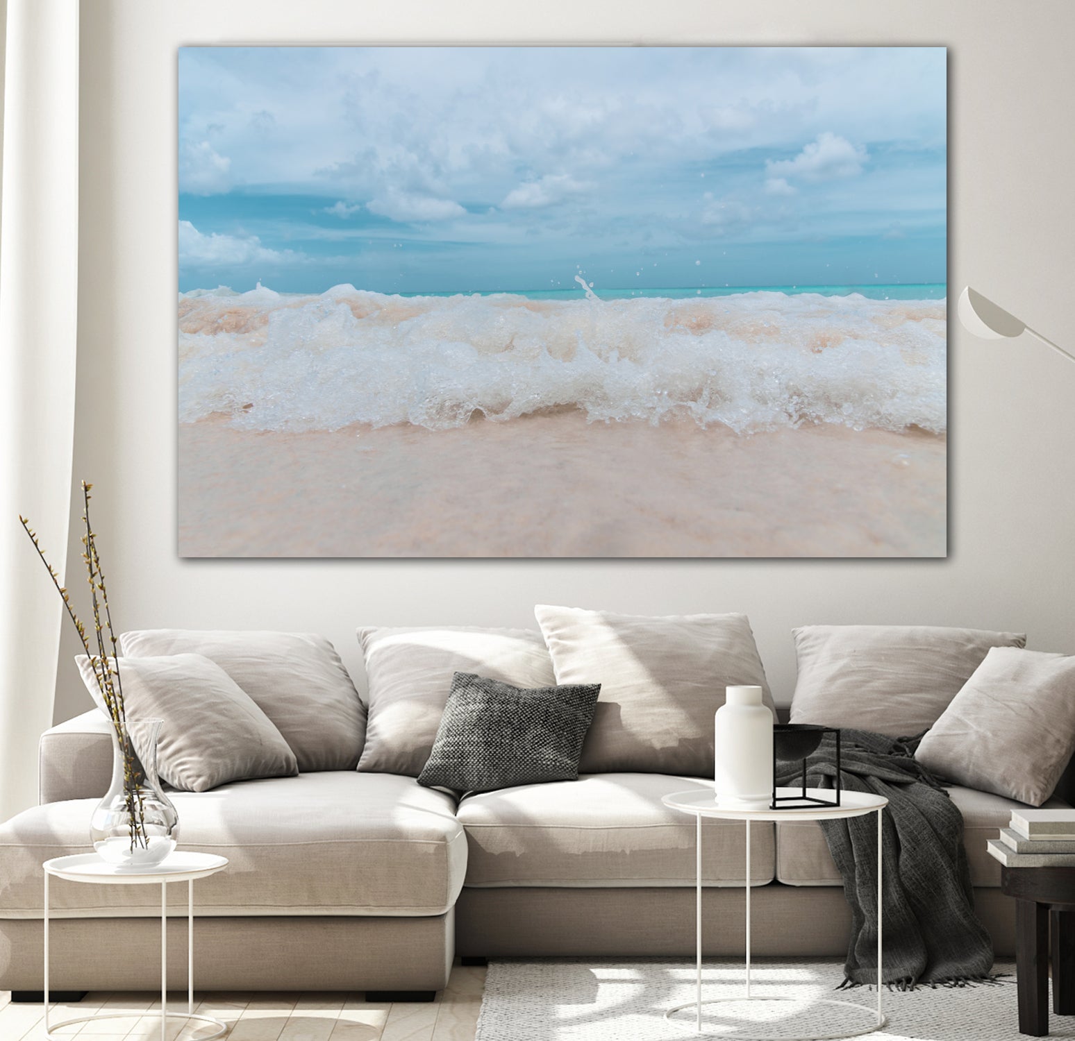 Caribbean Rush 1 by ©AnitasBellasArt on GIANT ART - blue coastal