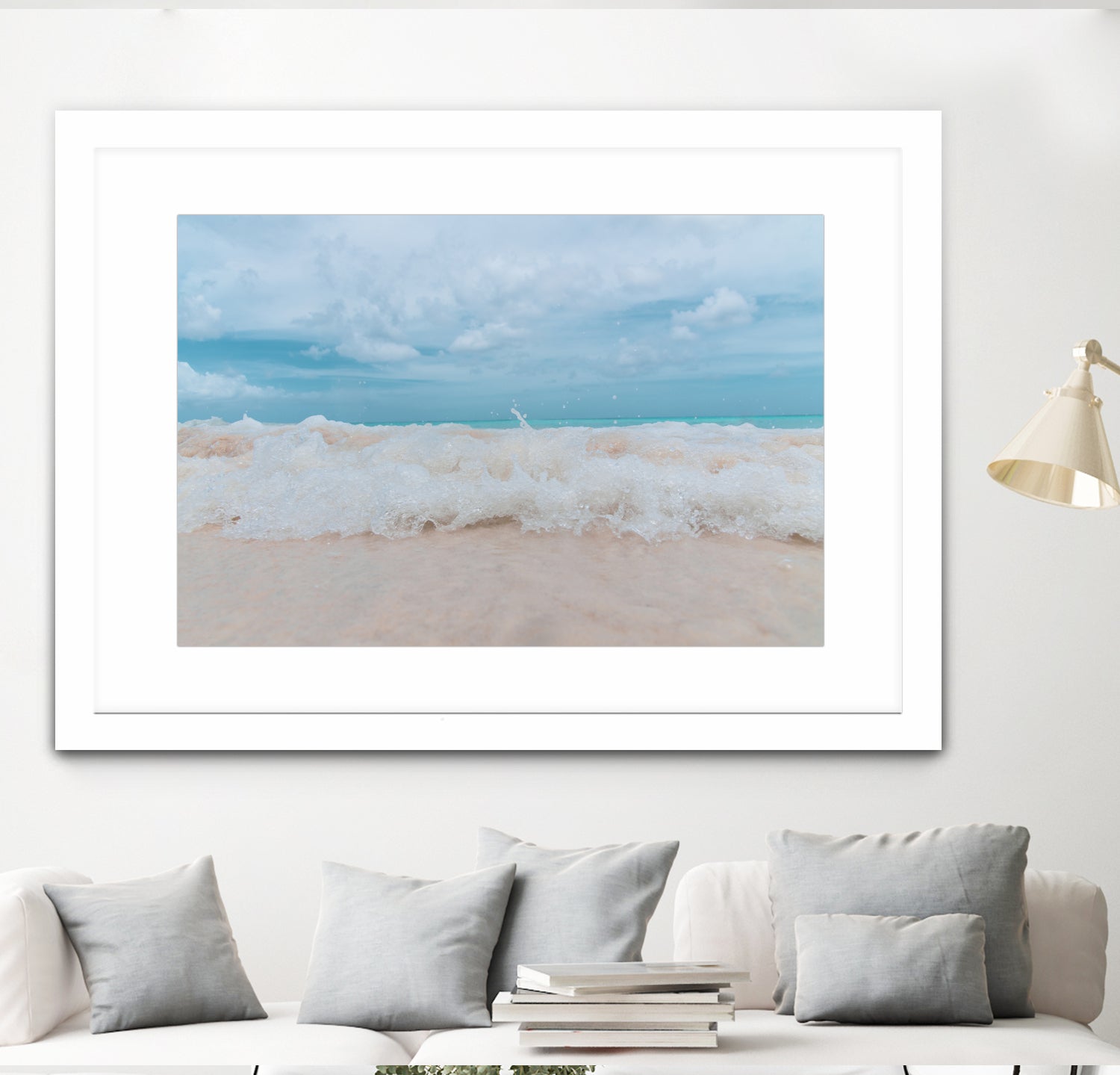 Caribbean Rush 1 by ©AnitasBellasArt on GIANT ART - blue coastal