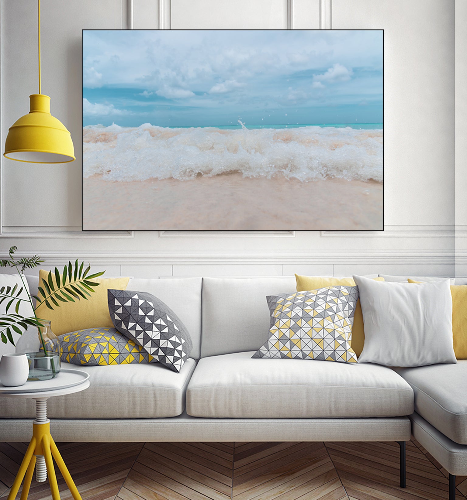 Caribbean Rush 1 by ©AnitasBellasArt on GIANT ART - blue coastal