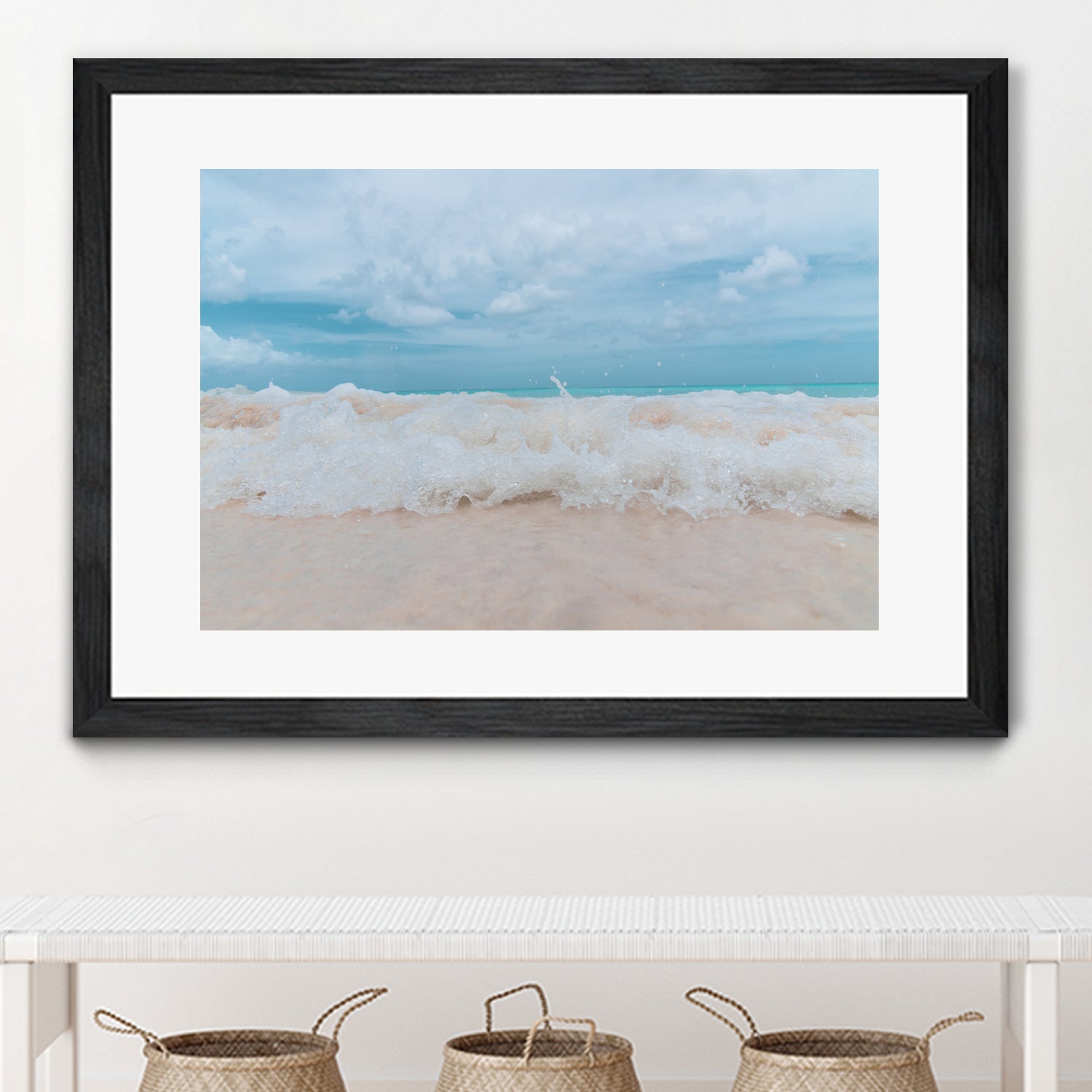 Caribbean Rush 1 by ©AnitasBellasArt on GIANT ART - blue coastal