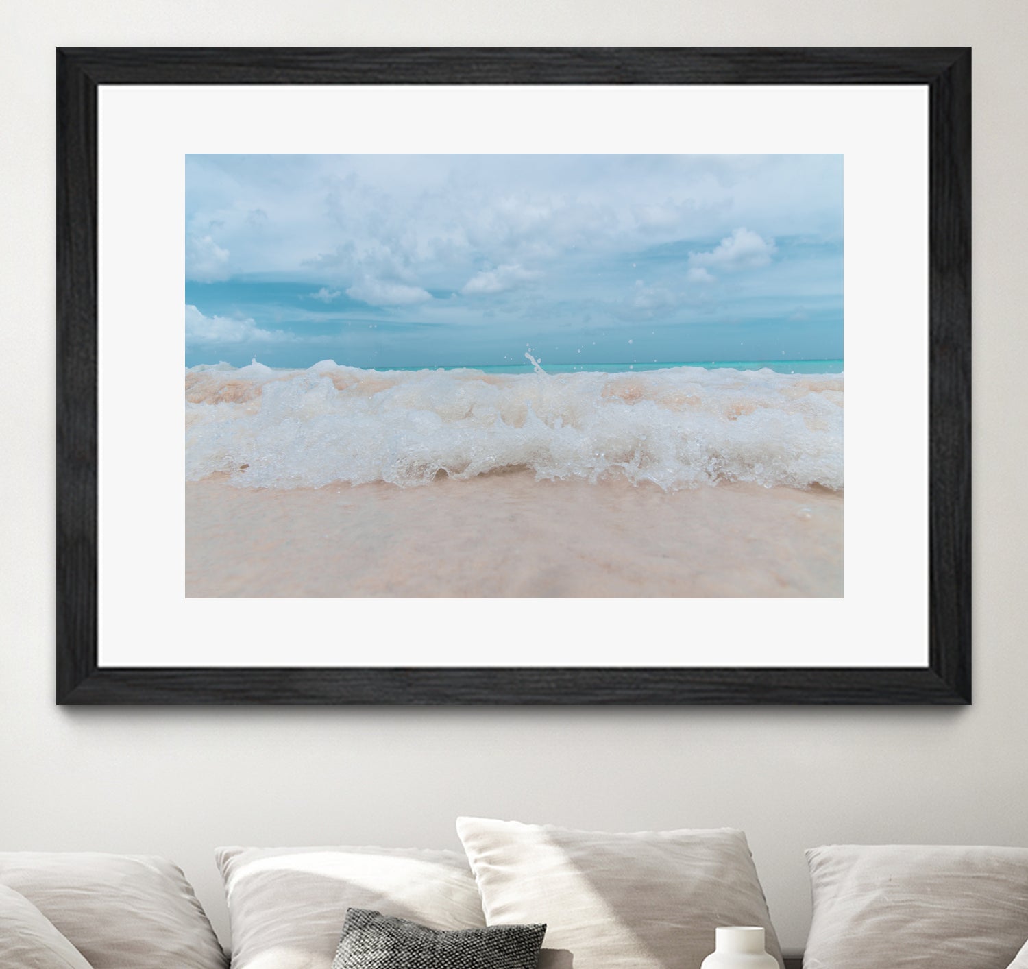 Caribbean Rush 1 by ©AnitasBellasArt on GIANT ART - blue coastal