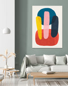 Abstract III by Vitor Costa on GIANT ART - red digital painting