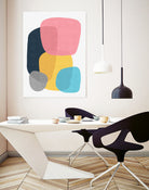 Abstract VII by Vitor Costa on GIANT ART - pink digital painting