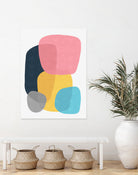 Abstract VII by Vitor Costa on GIANT ART - pink digital painting