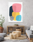 Abstract VII by Vitor Costa on GIANT ART - pink digital painting