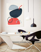 Abstract XIV by Vitor Costa on GIANT ART - blue digital painting