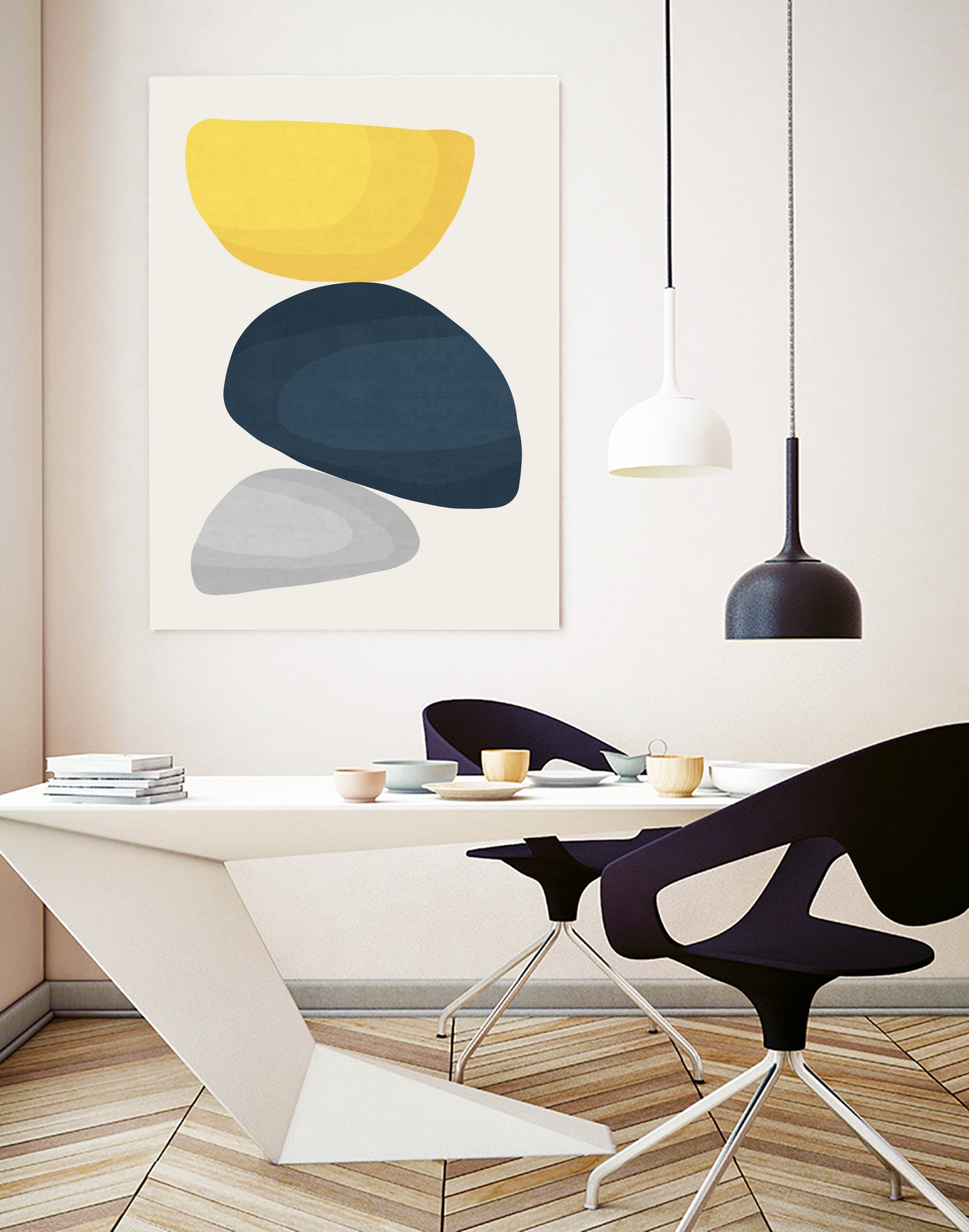 Abstract XV by Vitor Costa on GIANT ART - blue digital painting