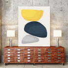 Abstract XV by Vitor Costa on GIANT ART - blue digital painting