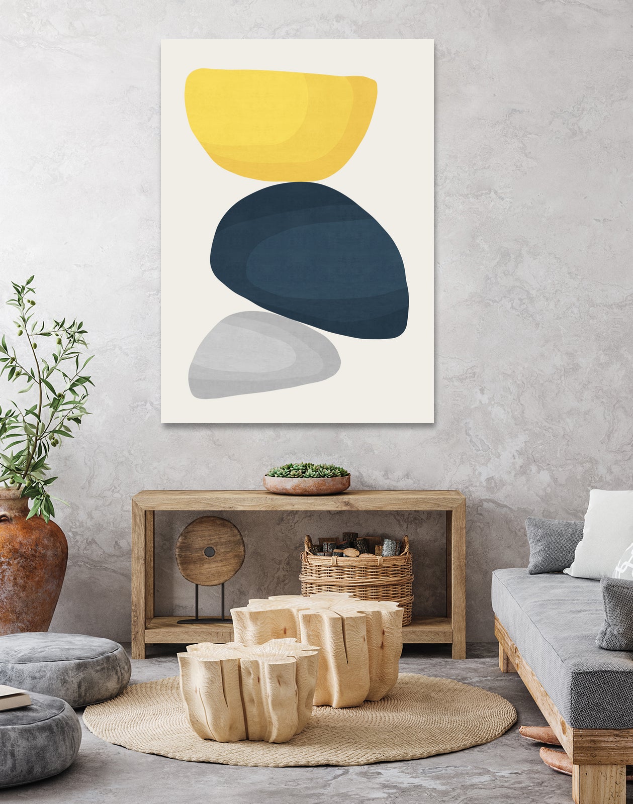 Abstract XV by Vitor Costa on GIANT ART - blue digital painting