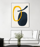 Abstract XVIII by Vitor Costa on GIANT ART - blue vector illustration