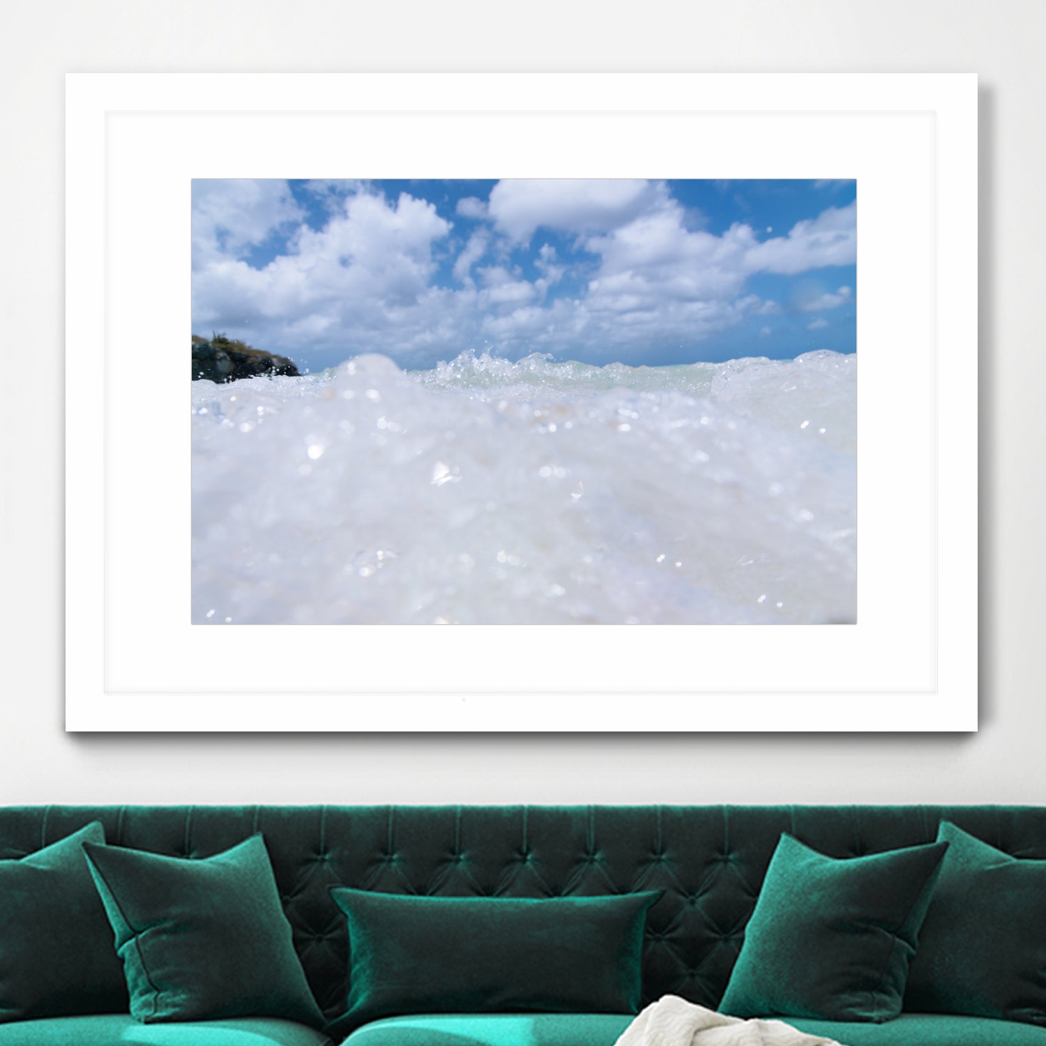 Dive into the Caribbean Sea 1 by AnitasBellasArt on GIANT ART - blue coastal sea