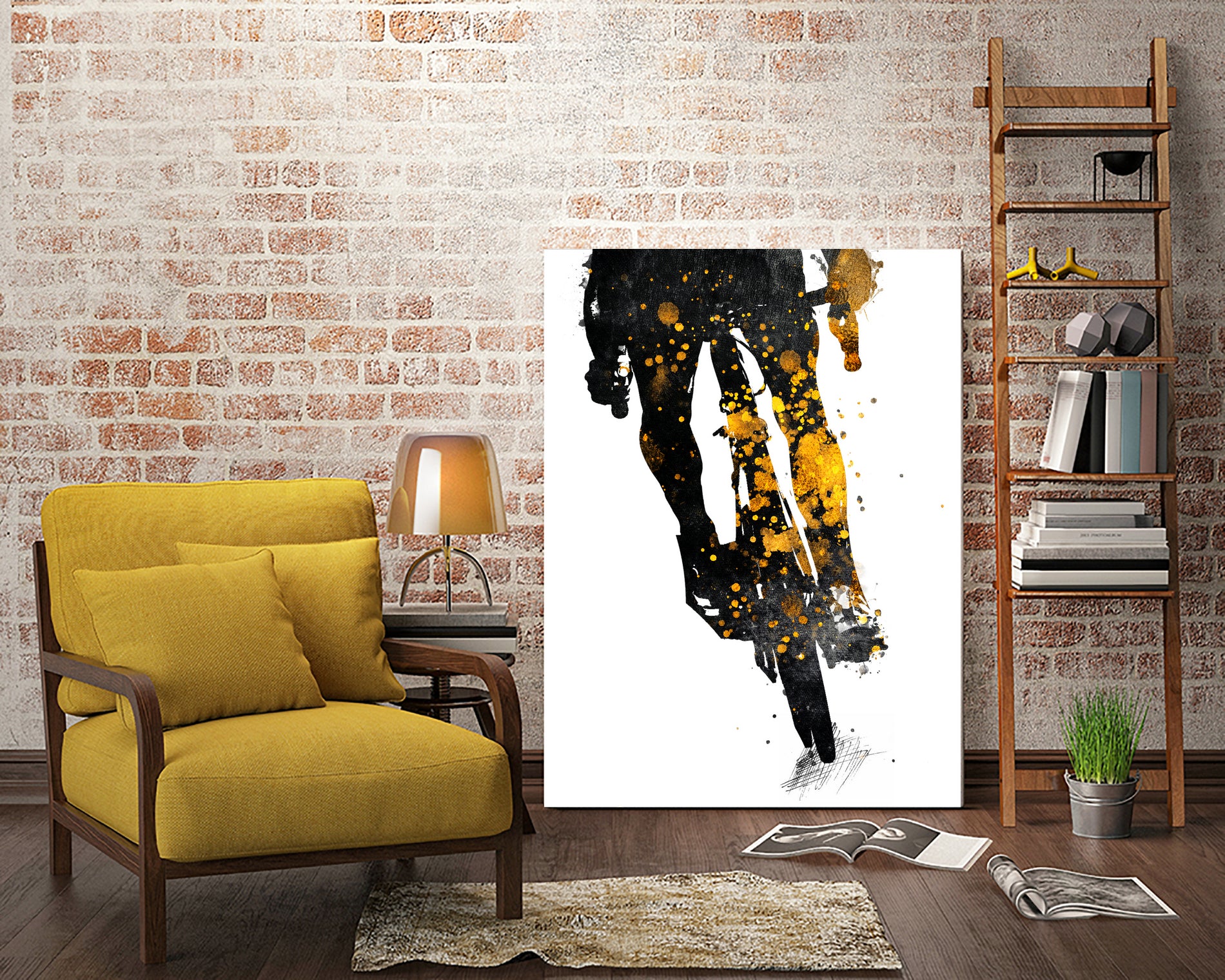 Cycling Bike sport art #cycling #sport by Justyna Jaszke on GIANT ART - black digital painting