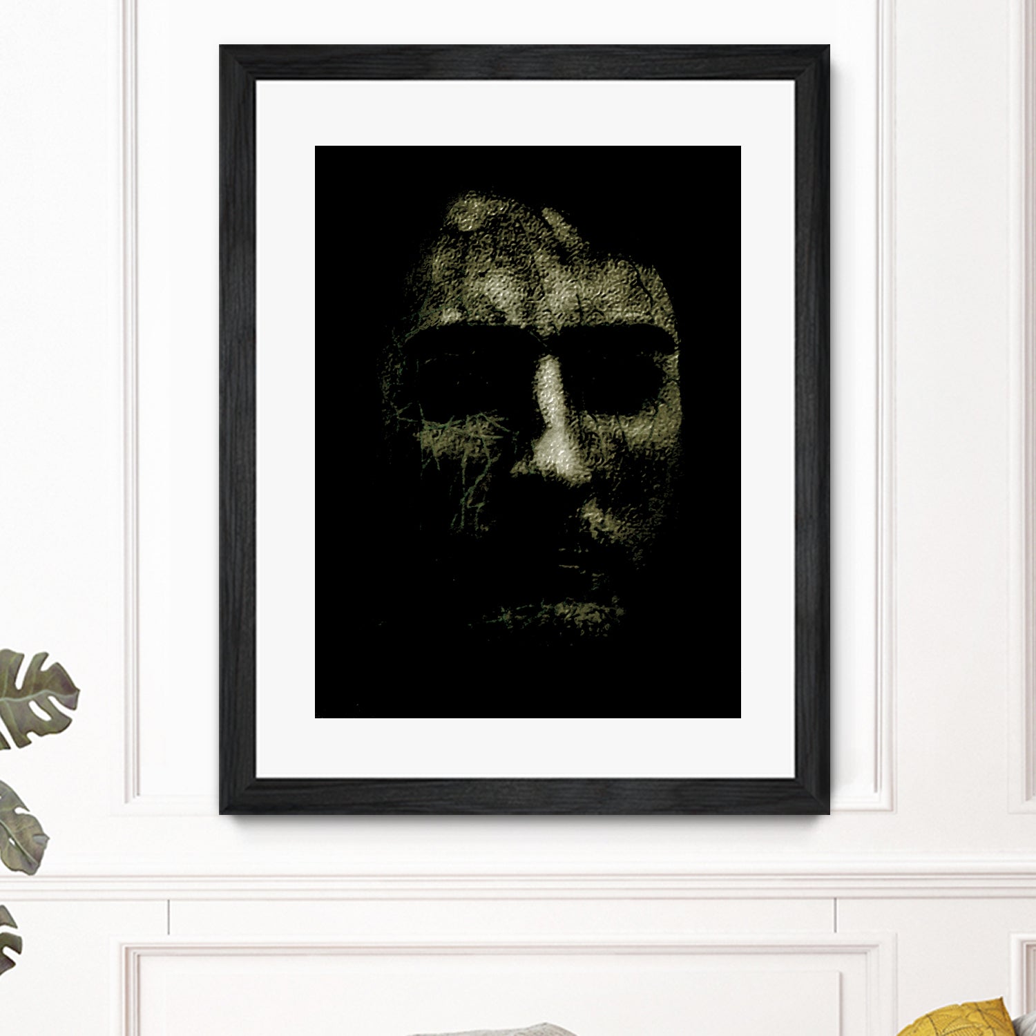 Creepy Halloween Human Head Artwork by Daniel Ferreira-Leites on GIANT ART - black photo manipulation