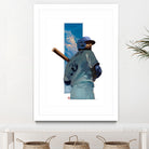 At Bat by Claudia Labarca on GIANT ART - blue digital painting