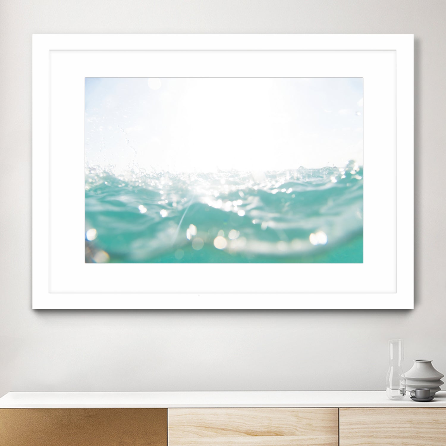 Dreaming in the Caribbean Sea 1 by AnitasBellasArt on GIANT ART - blue coastal