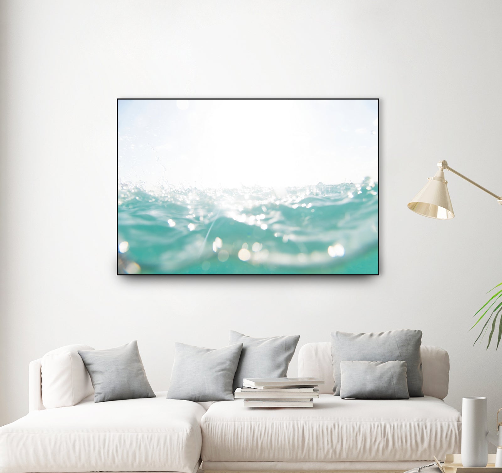Dreaming in the Caribbean Sea 1 by AnitasBellasArt on GIANT ART - blue coastal