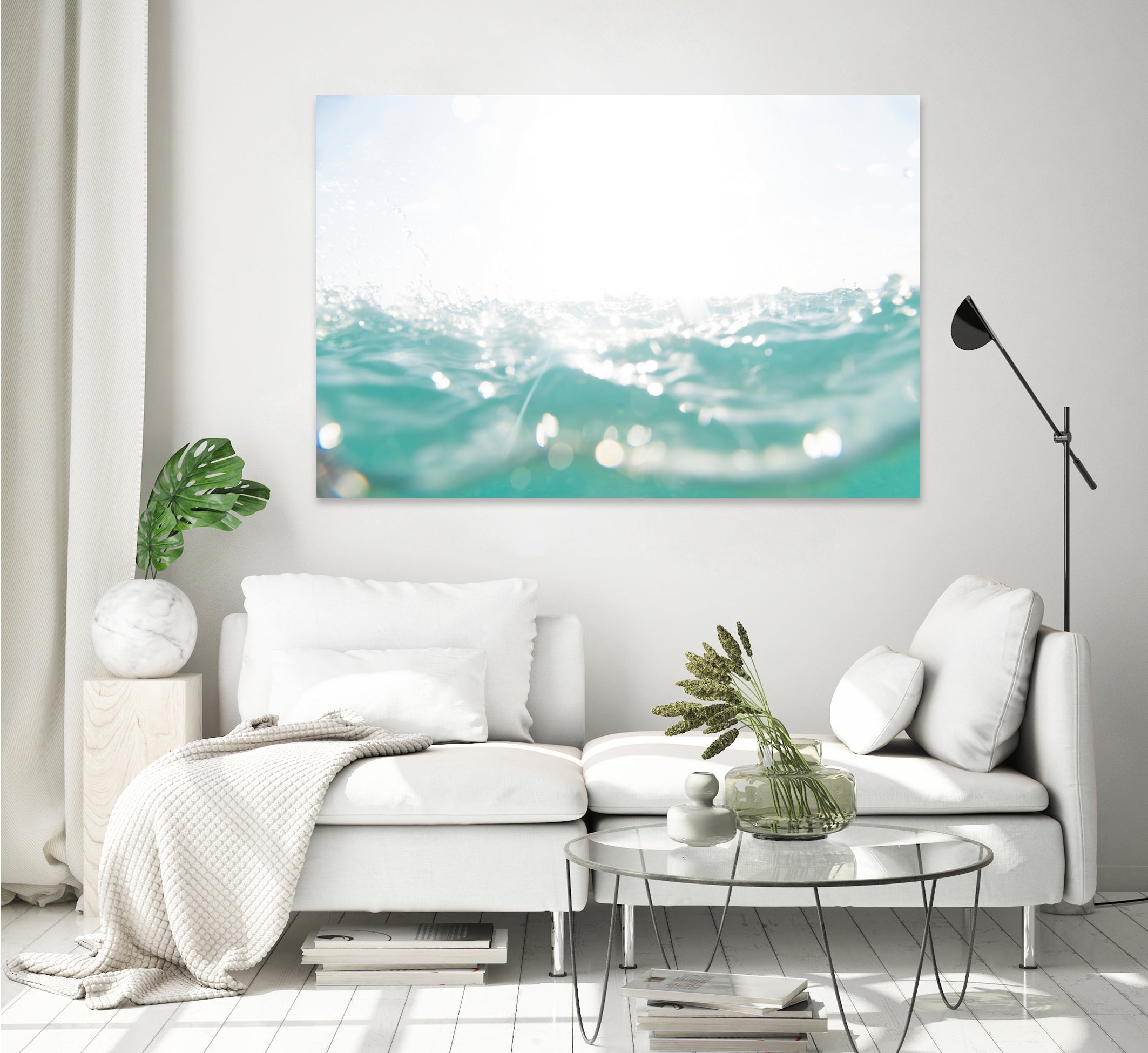 Dreaming in the Caribbean Sea 1 by AnitasBellasArt on GIANT ART - blue coastal