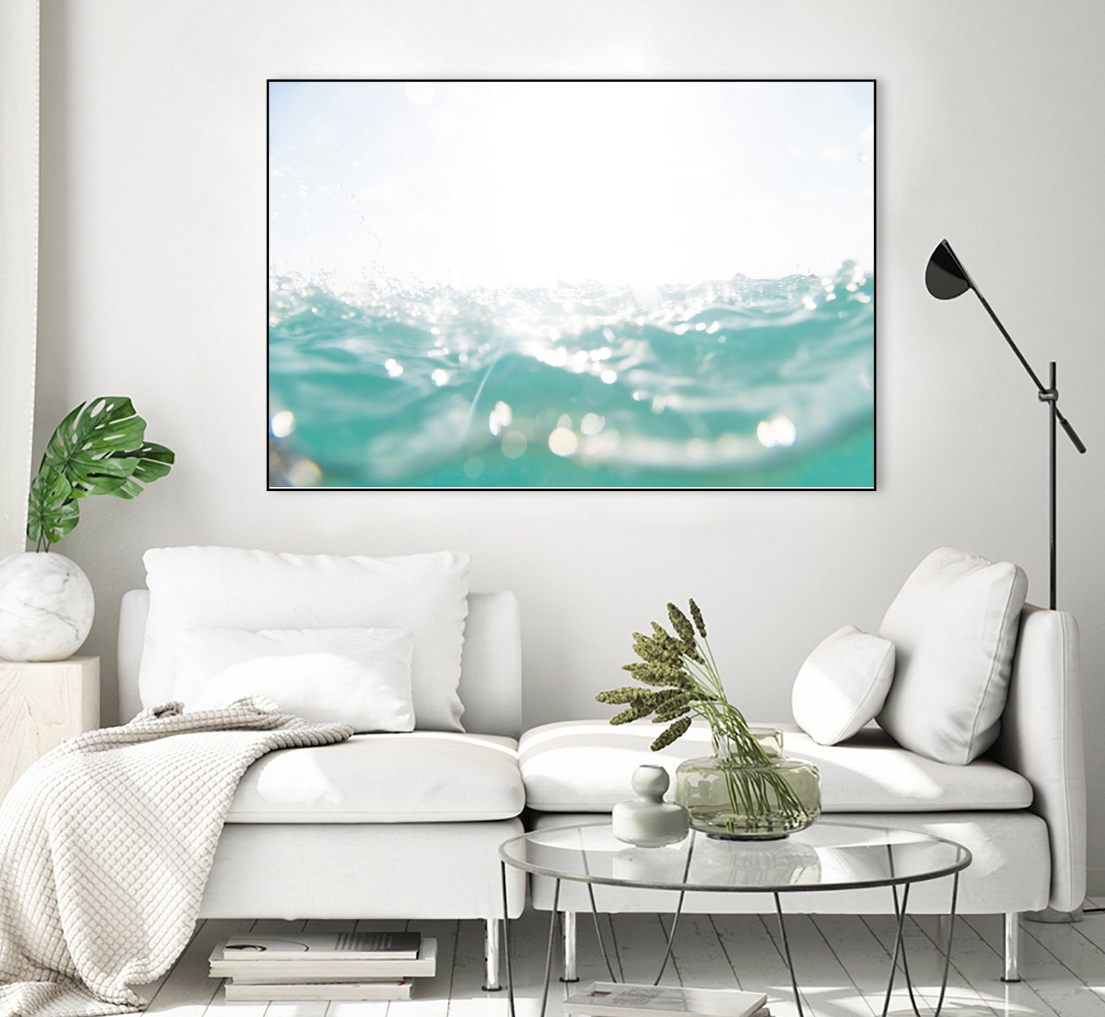 Dreaming in the Caribbean Sea 1 by AnitasBellasArt on GIANT ART - blue coastal