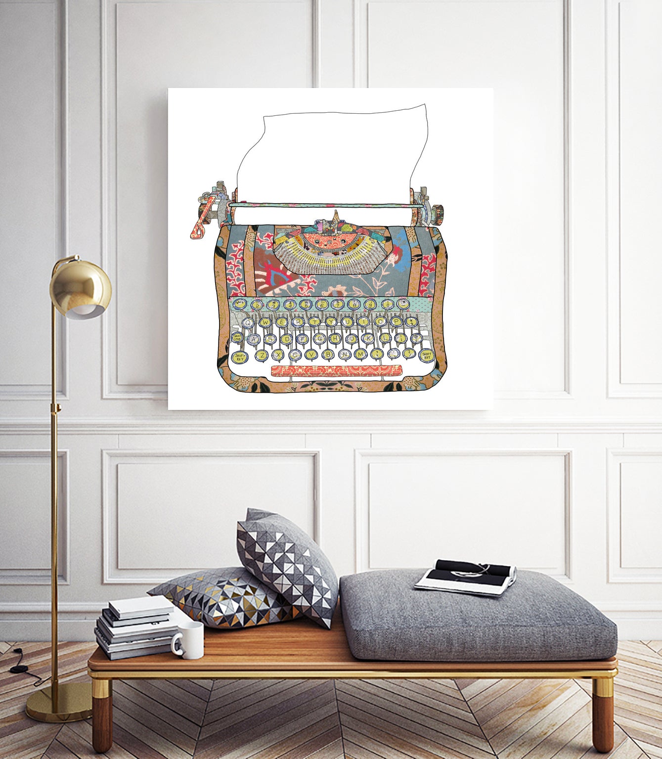 I DON'T KNOW WHAT TO WRITE YOU by Bianca Green on GIANT ART - blue digital drawing