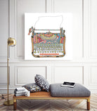 I DON'T KNOW WHAT TO WRITE YOU by Bianca Green on GIANT ART - blue digital drawing