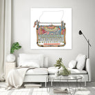 I DON'T KNOW WHAT TO WRITE YOU by Bianca Green on GIANT ART - blue digital drawing