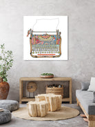 I DON'T KNOW WHAT TO WRITE YOU by Bianca Green on GIANT ART - blue digital drawing