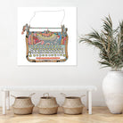 I DON'T KNOW WHAT TO WRITE YOU by Bianca Green on GIANT ART - blue digital drawing