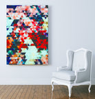 Geometrico by Uma Gokhale on GIANT ART - red digital painting