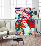 Geometrico by Uma Gokhale on GIANT ART - red digital painting