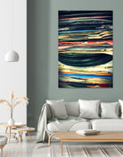 Put Your Records On by Bianca Green on GIANT ART - yellow photo illustration