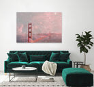 Stardust Covering San Francisco by Bianca Green on GIANT ART - pink photo illustration