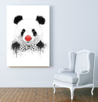 Clown panda by Solti Balázs on GIANT ART - black mixed media